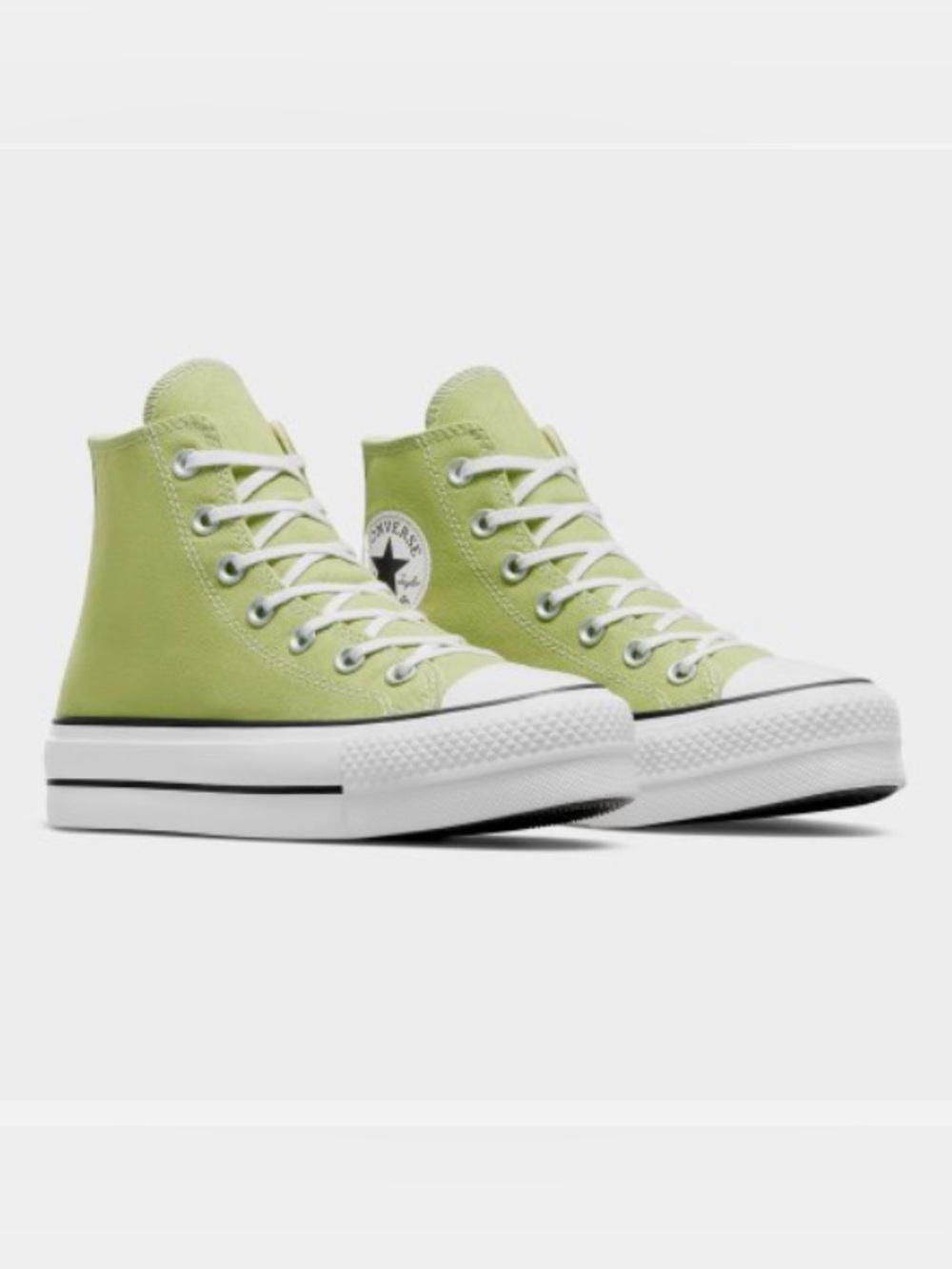 Converse High Top Sneakers in Neon Yellow
